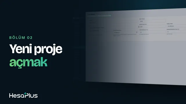 Yeni proje açmak eğitim videosu kapağı